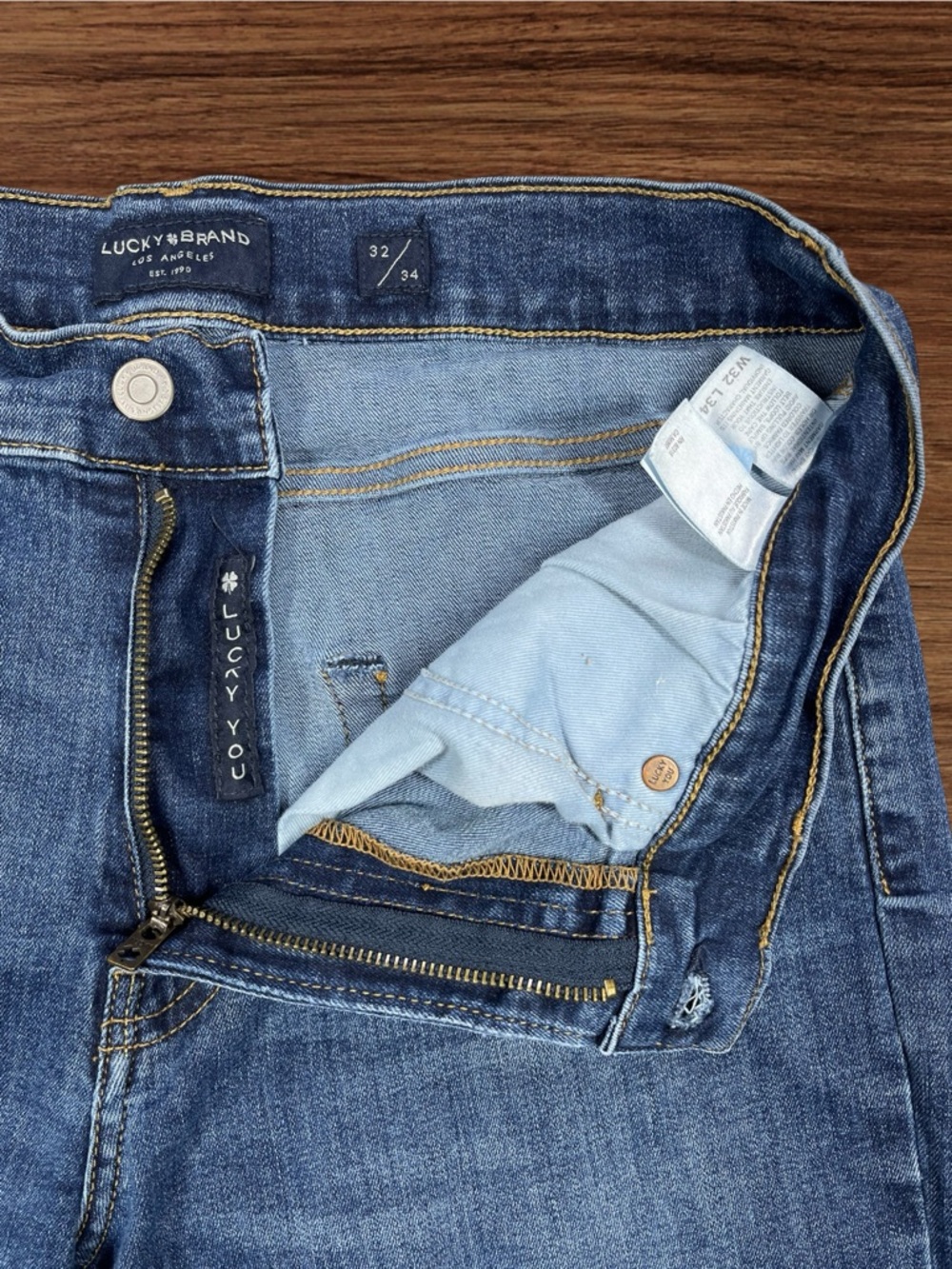 Lucky Brand 410 Athletic Straight Men’s Jeans. Tag 32/34 (Actual 32/32.5) - Picture 3 of 12